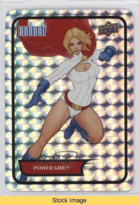 2023-24 Upper Deck DC Annual Backscatters Power Girl #B-8 LEGGI 4et