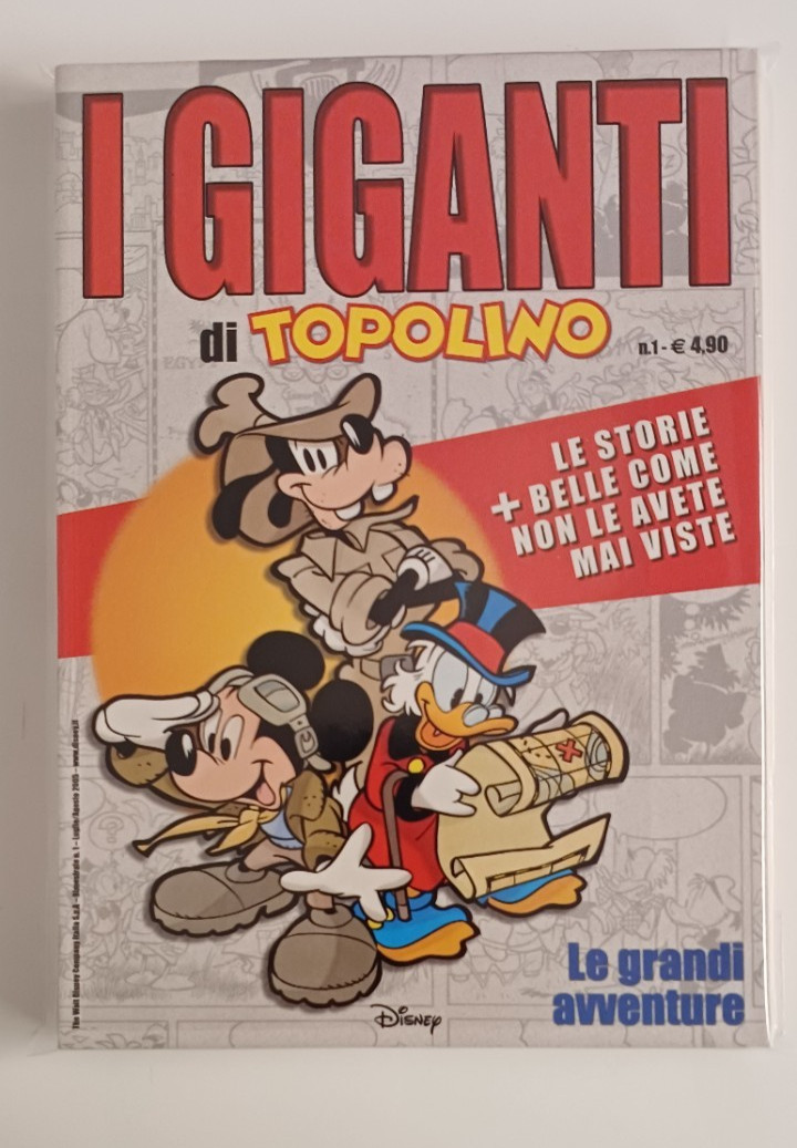 I GIGANTI DI TOPOLINO  N, 1  2005 W. DISNEY COME NUOVO