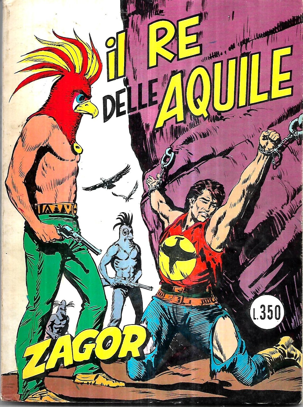 Zagor serie rossa 67 (dic 1975, Lire 350): Re delle Aquile: ottimo ++/pari nuovo