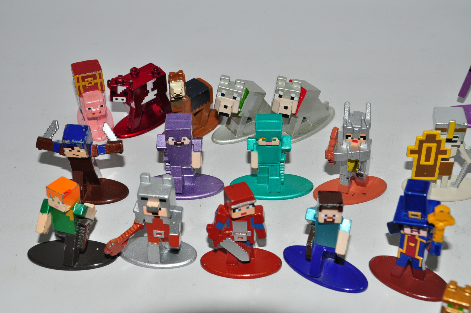 Jada 40x Toys Metal Diecast Mojang Minecraft Video Game Figures Figurines 1.5"