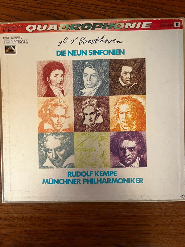 Beethoven Die Neun Sinfonien 8 LP discs