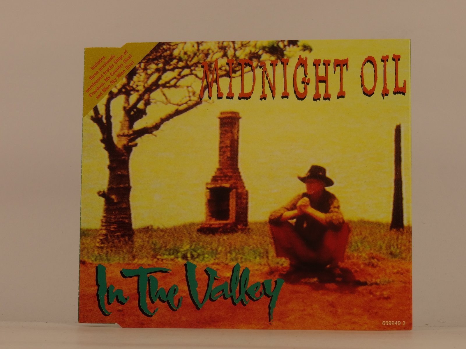 MIDNIGHT OIL IN THE VALLEY (G92) 4 Track CD Single plus Picture Sleeve COLUMBIA