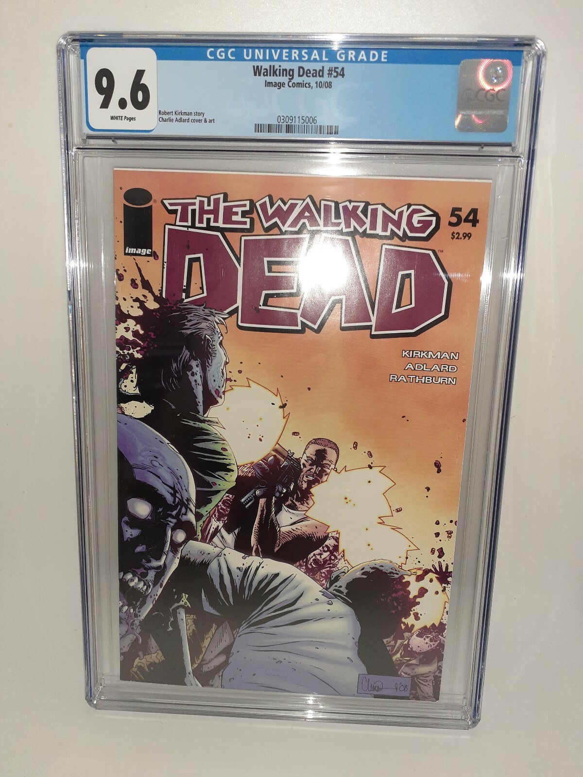 Image Walking Dead #54 Kirkman Cgc 9,6 pagine bianche