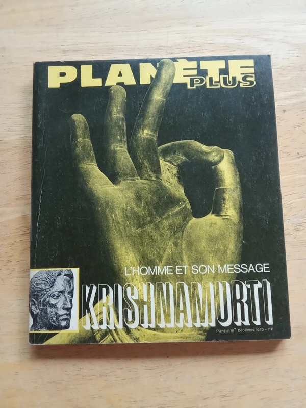 Planète Plus n°19, Krishnamurti (1970)