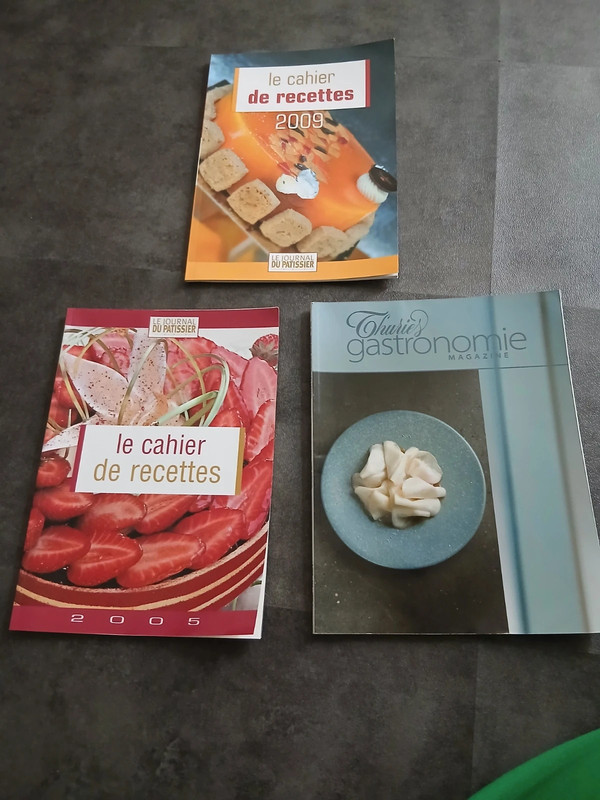 Un lot des livres de recettes