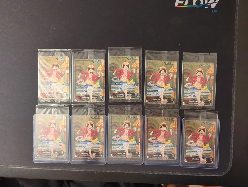 10 cartes one piece Grévin