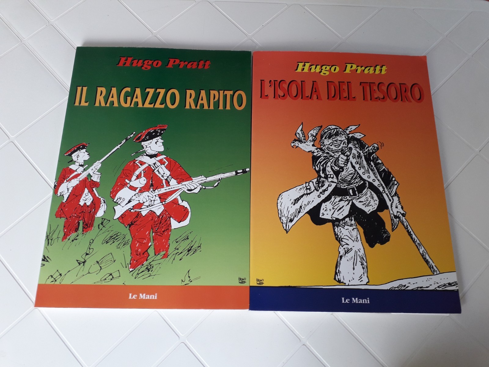 Hugo Pratt IL RAGAZZO RAPITO e L'ISOLA DEL TESORO Le Mani