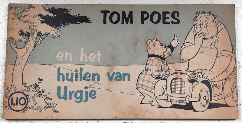 Tom Poes en het huilen van Urgje 1ste druk 1967 Marten Toonder