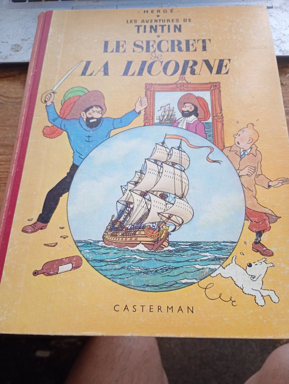 le secret de la licorne TINTIN HERGE casterman 1962