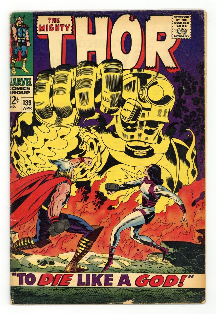Thor #139 VG- 3.5 1967