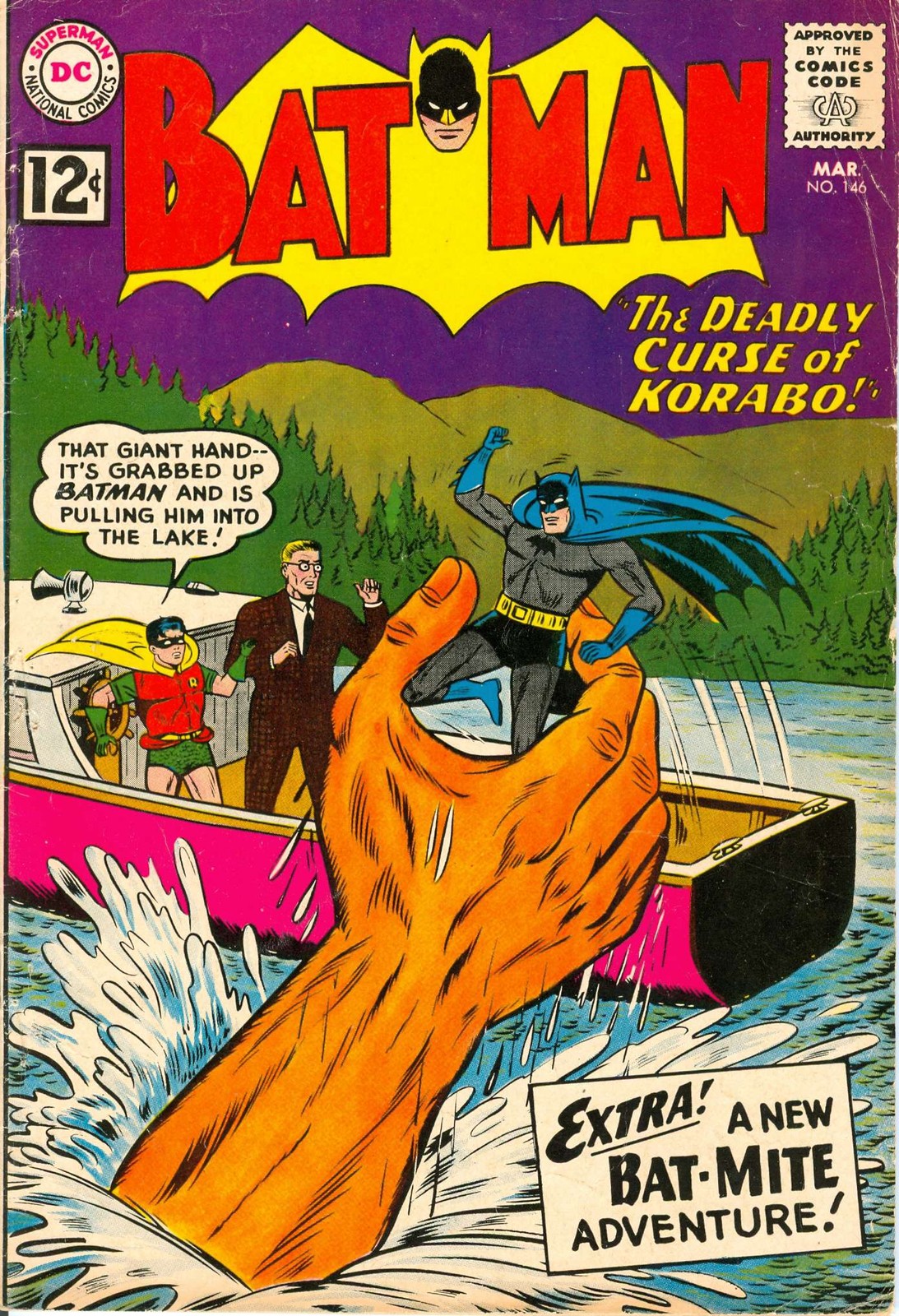 Batman #146 VG; DC | low grade - March 1962 Bat-Mite - w/Bag+Board
