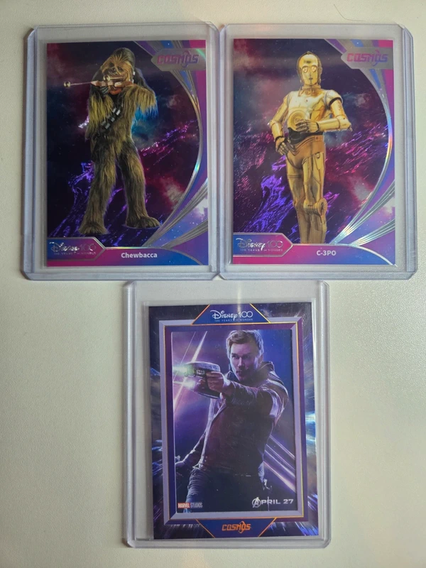 Lot 3 numeroté Cosmos Star Wars