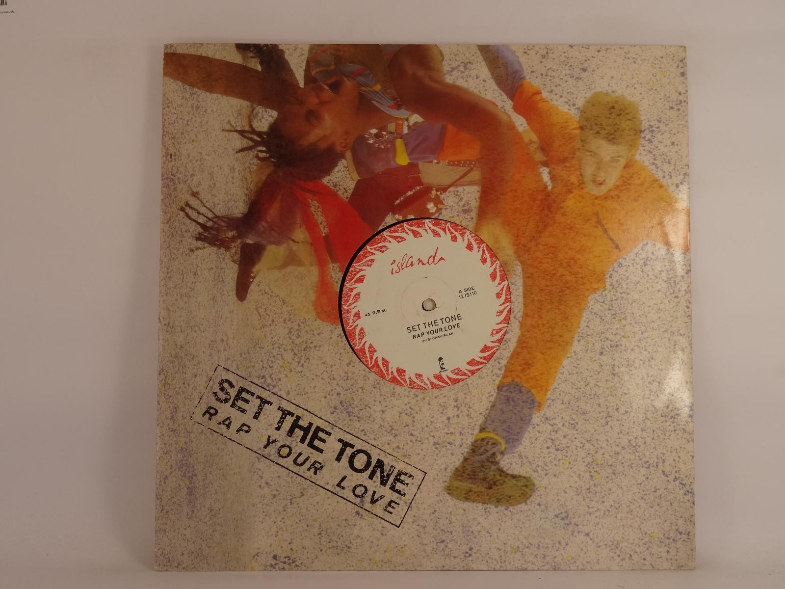 SET THE TONE RAP YOUR LOVE (321) 2 Track 12" Single plus Picture Sleeve ISLAND