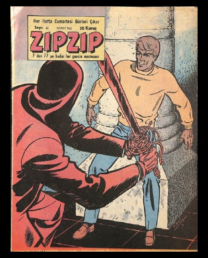 Ric Hochet 1965 Edizione Turca Fumetto Zipzip Fumetto 16 pagine 1° in Turchia n.41