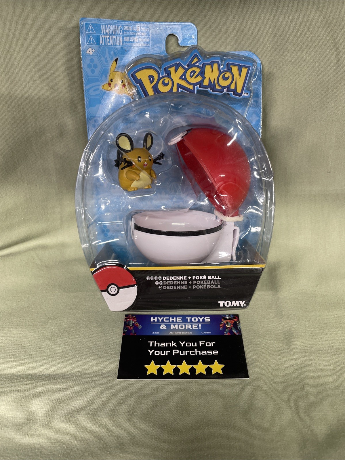 Pokemon Clip n Carry Pokeball Defense + Poke Ball Set Figurine, Box Damaged