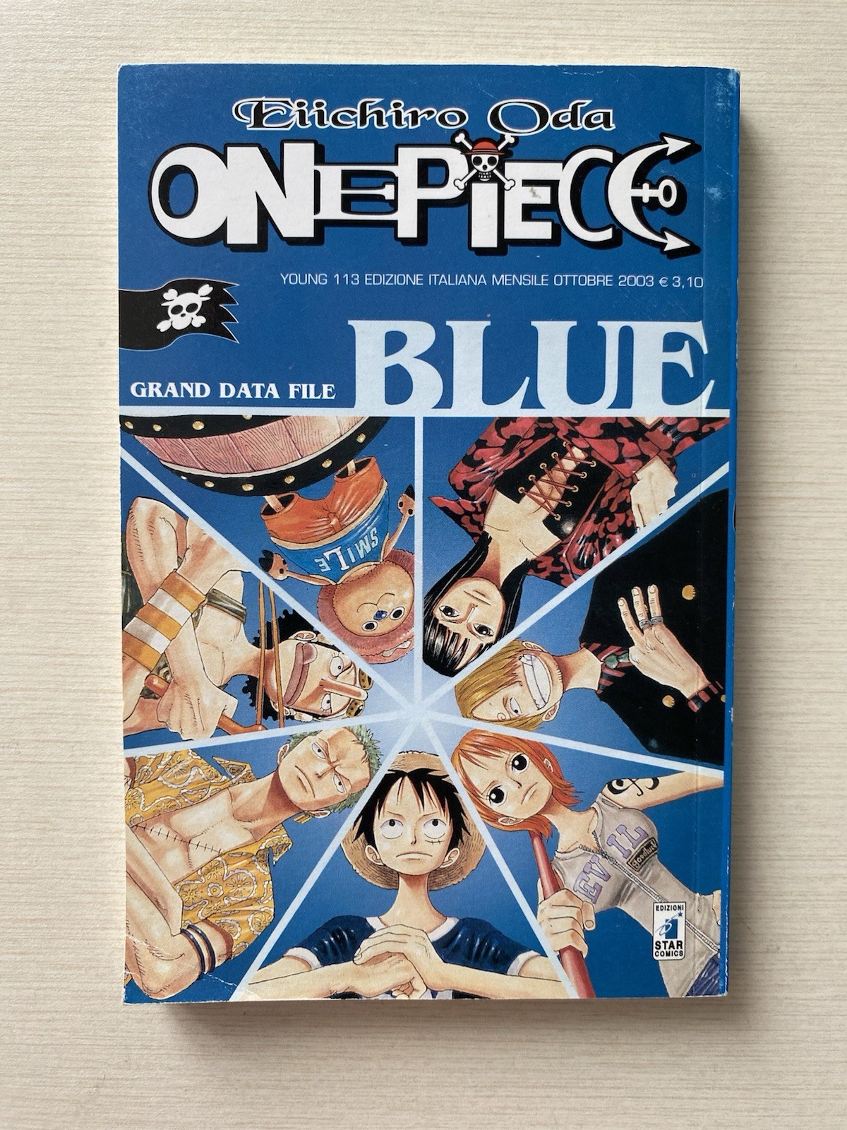 One Piece Grand Data File BLUE Eiichiro Oda star comics