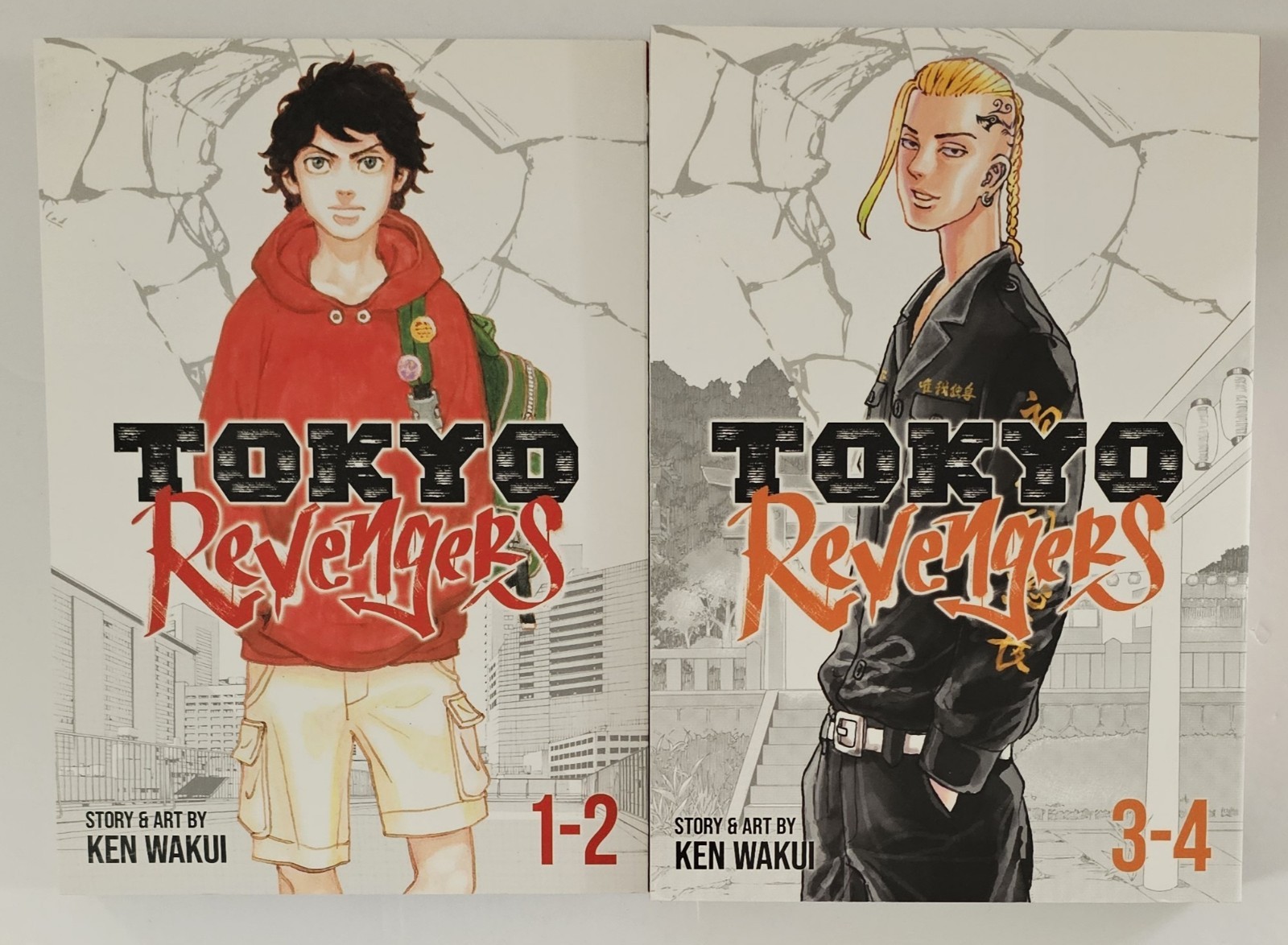 Tokyo Revengers Manga Vol 1-4 Omnibus English Paperback Ken Wakui Seven Seas