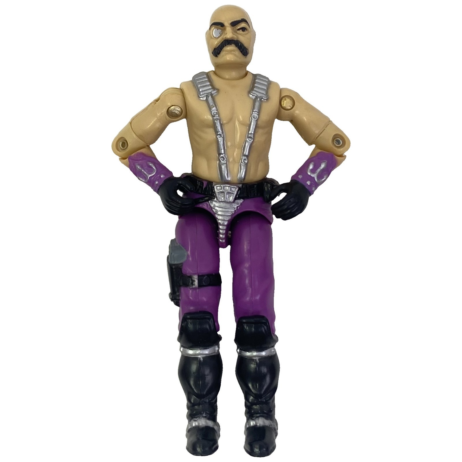 Modellino vintage GI Joe Dr. Mindbender 3,75" 1986 Hasbro usato