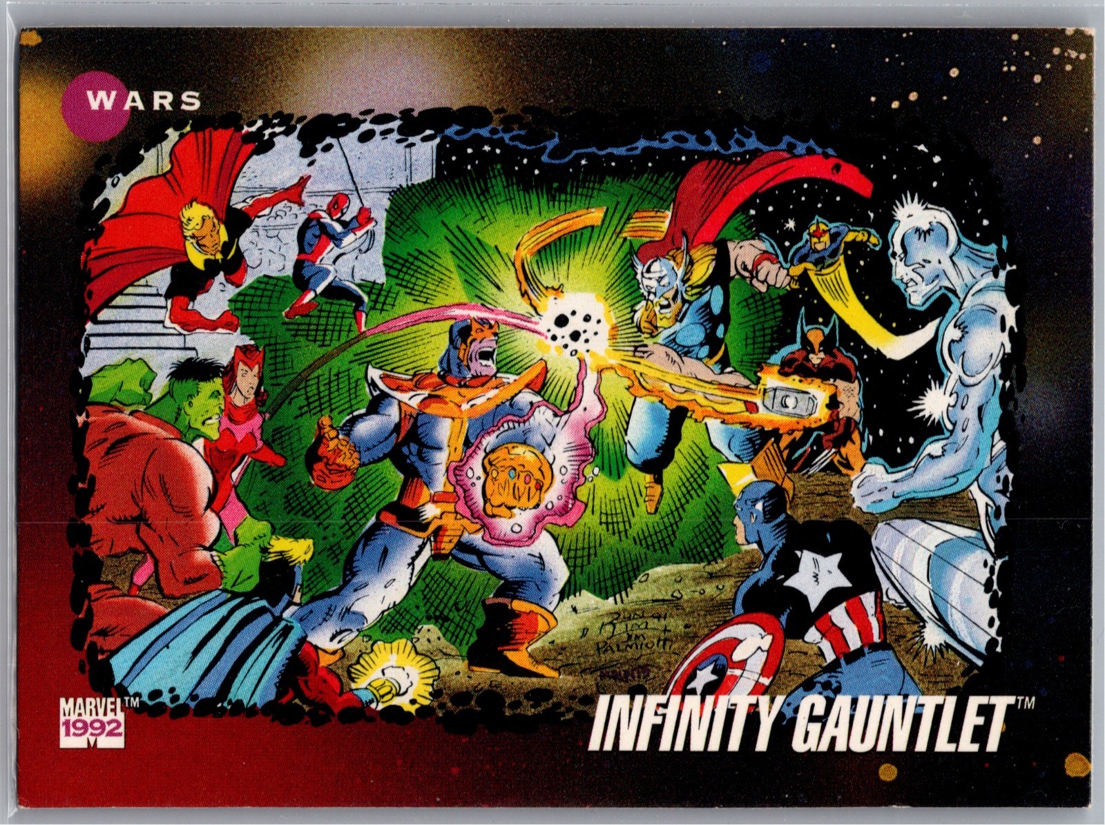 Guanto dell'Infinito - 1992 Impel Marvel Universe Serie III #189
