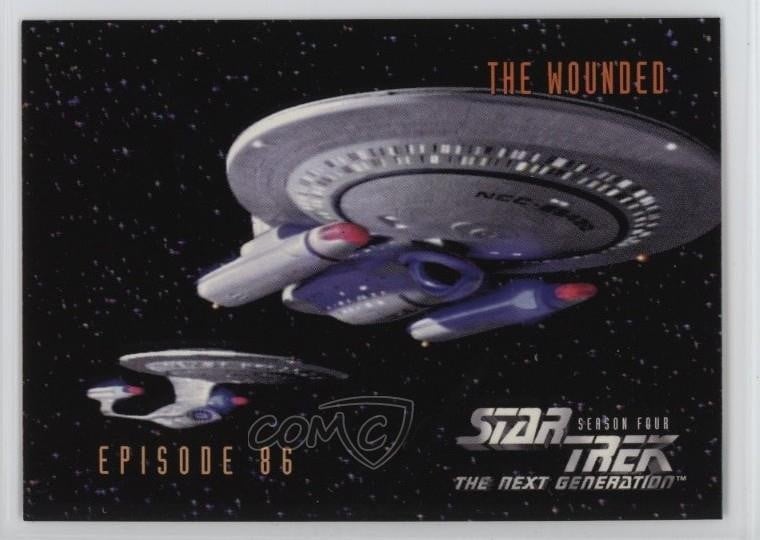 SkyBox Star Trek The Next Generation Stagione 4 The Wounded 1996 #356 c2s
