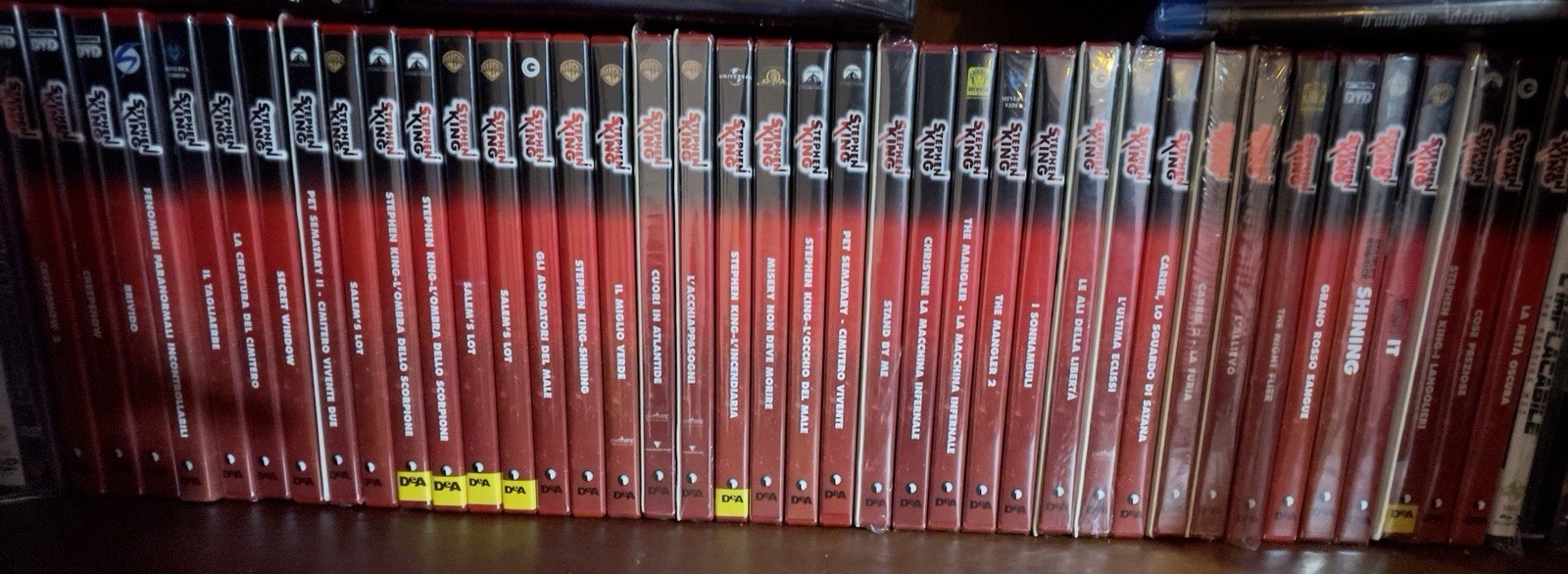 De Agostini Stephen King (COLLEZIONE COMPLETA) 39 DVD unica in rete