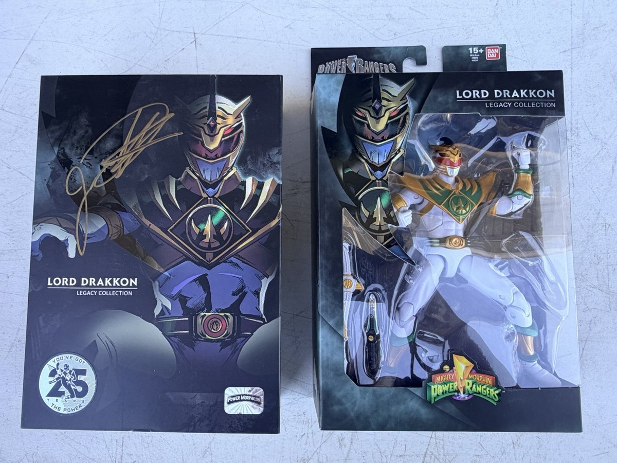 Auto esclusiva Mighty Morphin' Power Rangers Lord Drakkon 2018 Power Morphicon