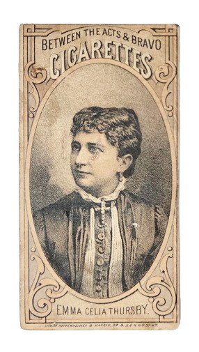 1880, N342-1C #117 Emma Celia Thursby, 2nd version, Between the Acts and Bravo