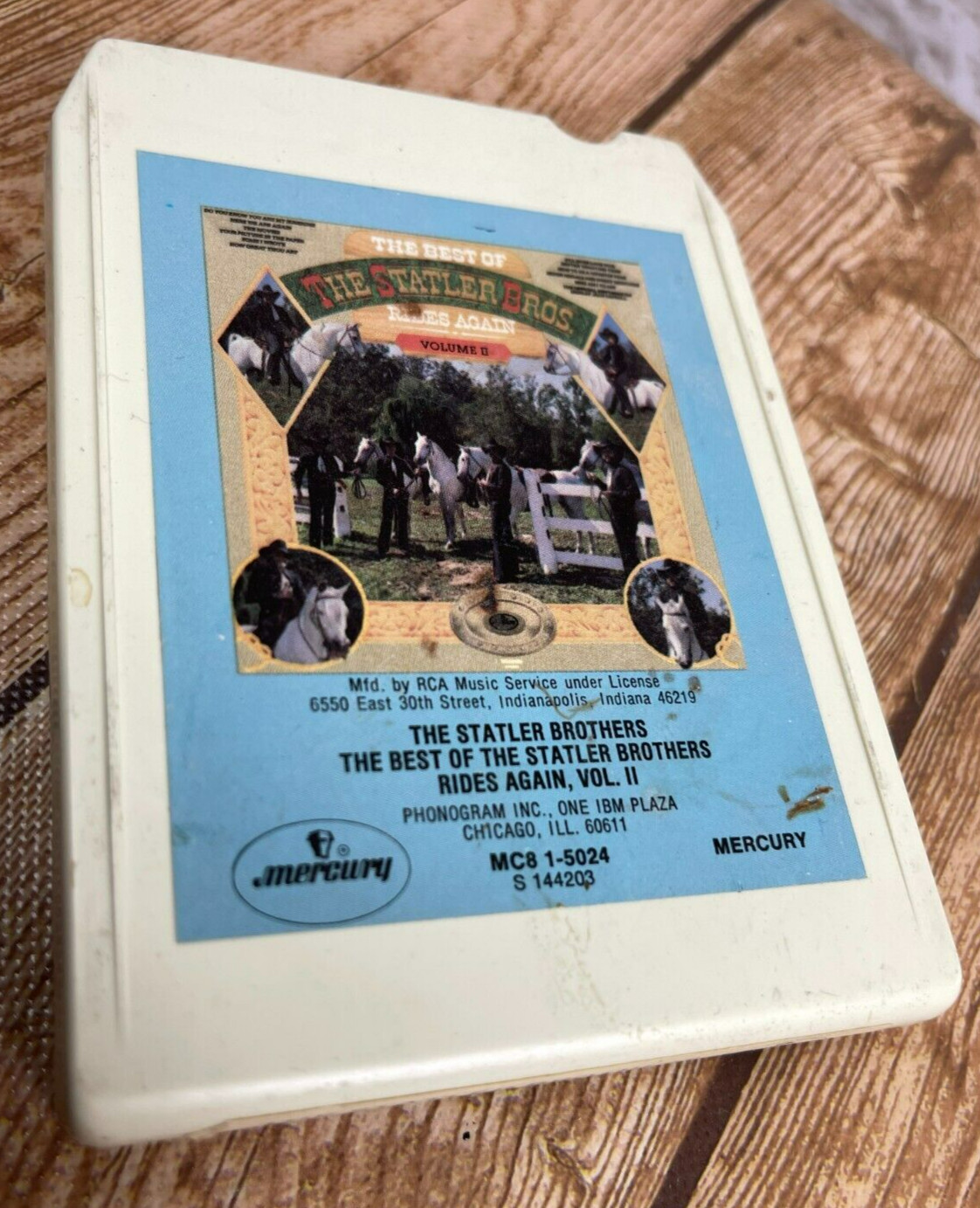 The Best of the Statler Brothers- Rides Again Vol II 8 Track Tape