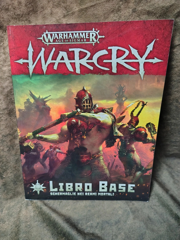 Warhammer Age of Sigmar Warcry Libro Base 2019. Italiano