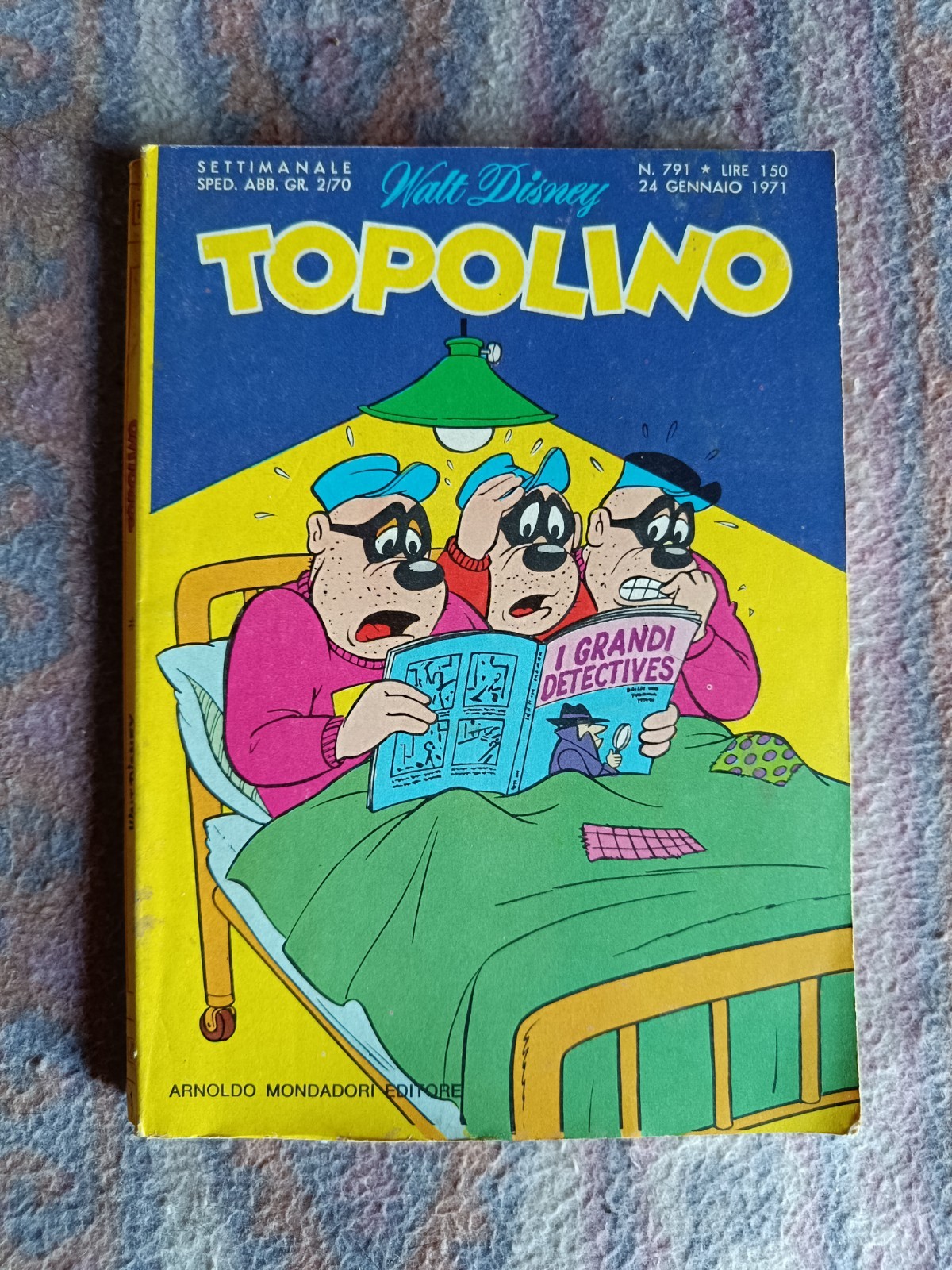 Walt Disney - Topolino n. 791 - 24 Gennaio 1971 - Con Punti Club - NO CATALOGO