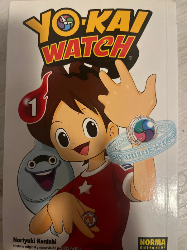 Lote Manga Yo-Kai Watch Tomos 1, 2, 3, 4 y 5