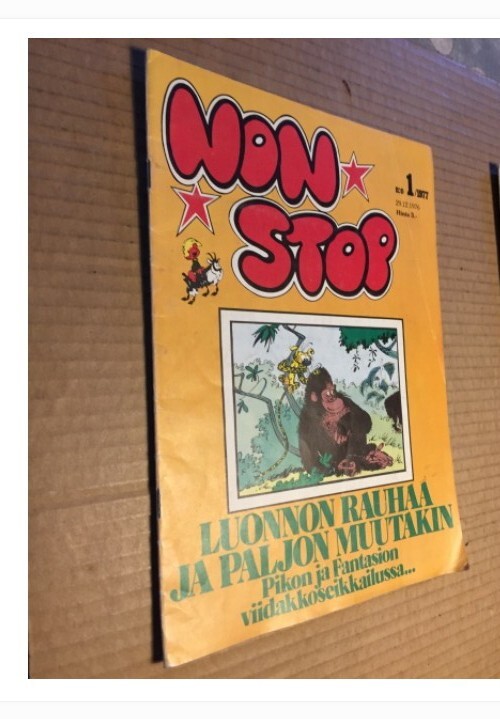 Spirou y Fantasio 1977 Finlandese Finlandia Rivista Fumetti + Altri Fumetti N 1