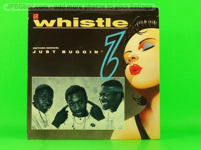WHISTLE (NOTHING SERIOUS) JUST BUGGIN' (145) 2 Track 7" Single including Picture