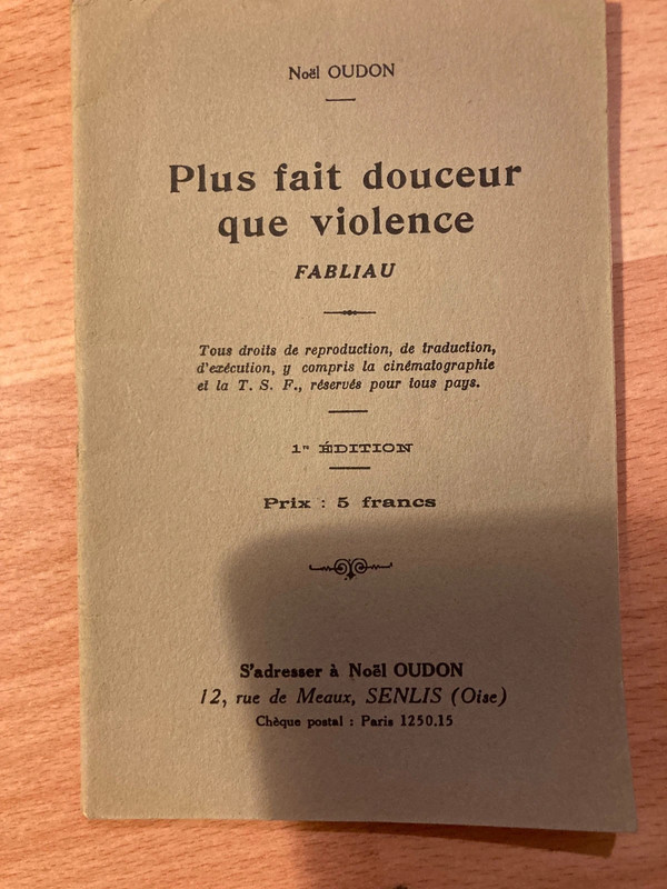 Plus fait la douceur que la violence: Fabliau