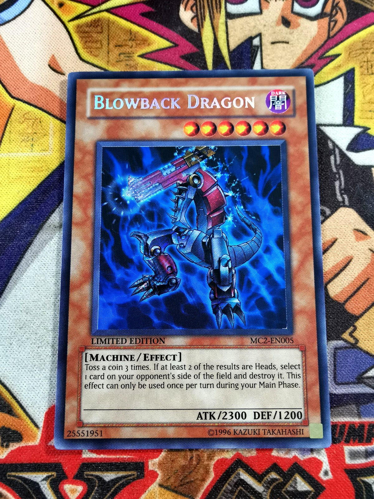 Blowback Dragon mc2-en005 Ltd Ed (NM/NM+) Secret Rare Yu-Gi-Oh!