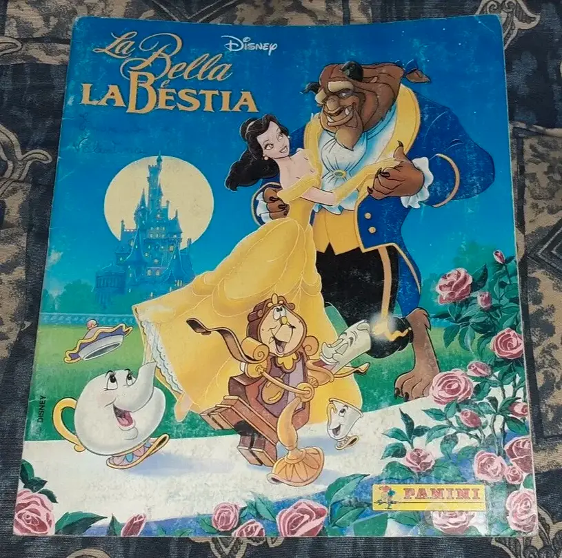 1 ALBUM FIGURINE DISNEY 1992 LA BELLA E LA BESTIA