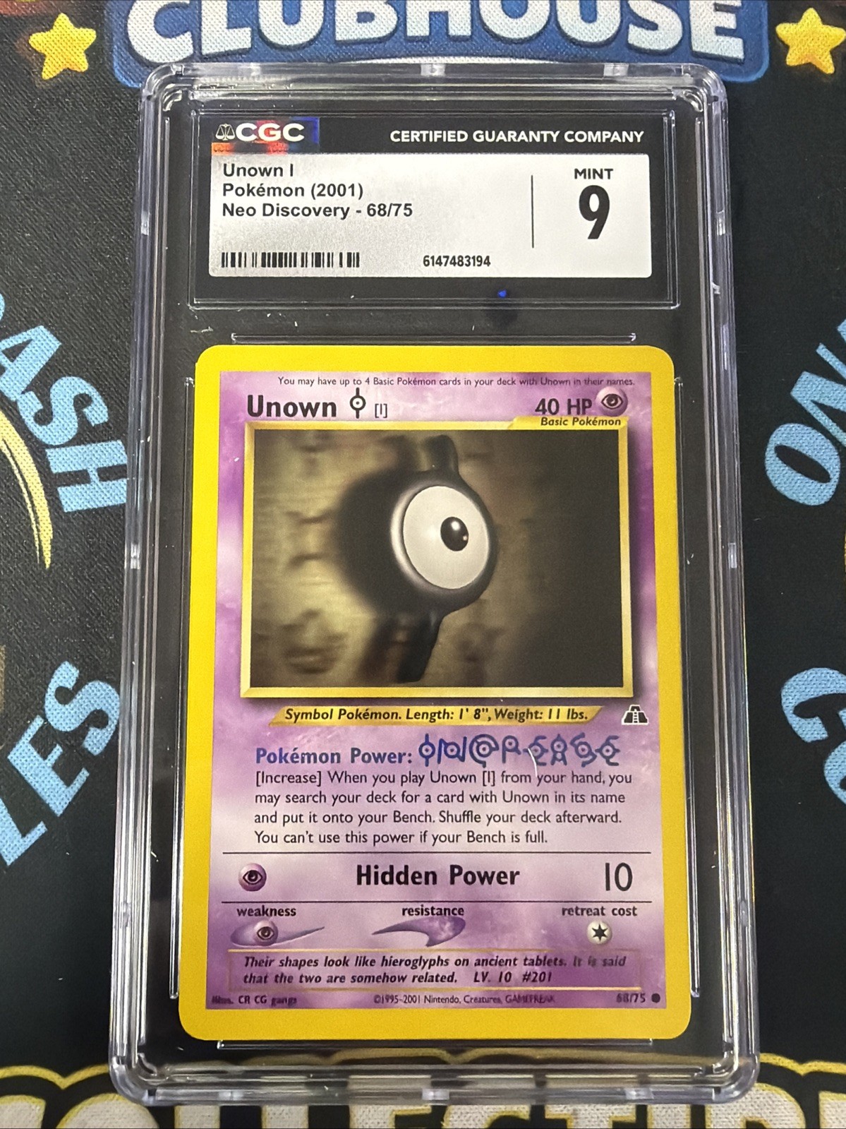 Pokemon 2001 Neo Discovery Unknown I 68 GPK 78
