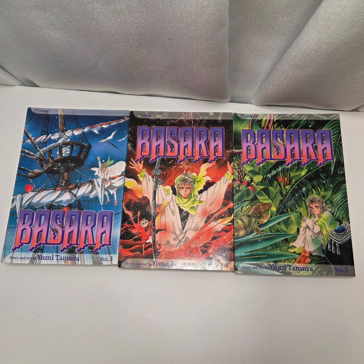 Basara Volume 3, 4, 5 Manga English Yumi Tamura VIZ Media - 3 Book Lot