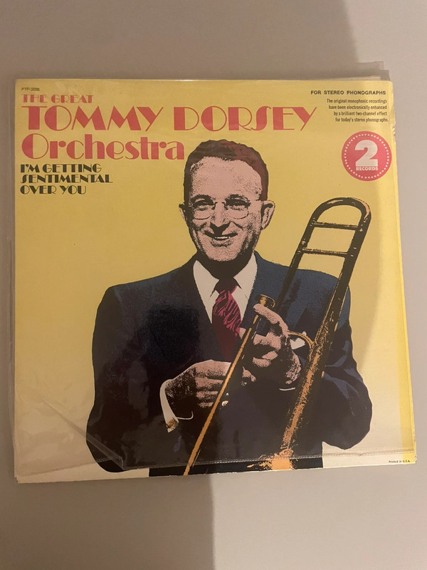 album vinyle The Great Tommy Dorsey Orchestra – I'm Getting Sentimental Over You