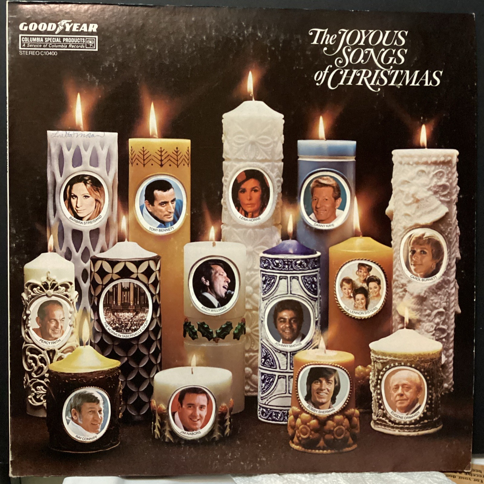 The Joyous Songs of Christmas Vinyl Record LP 1971 Goodyear 
