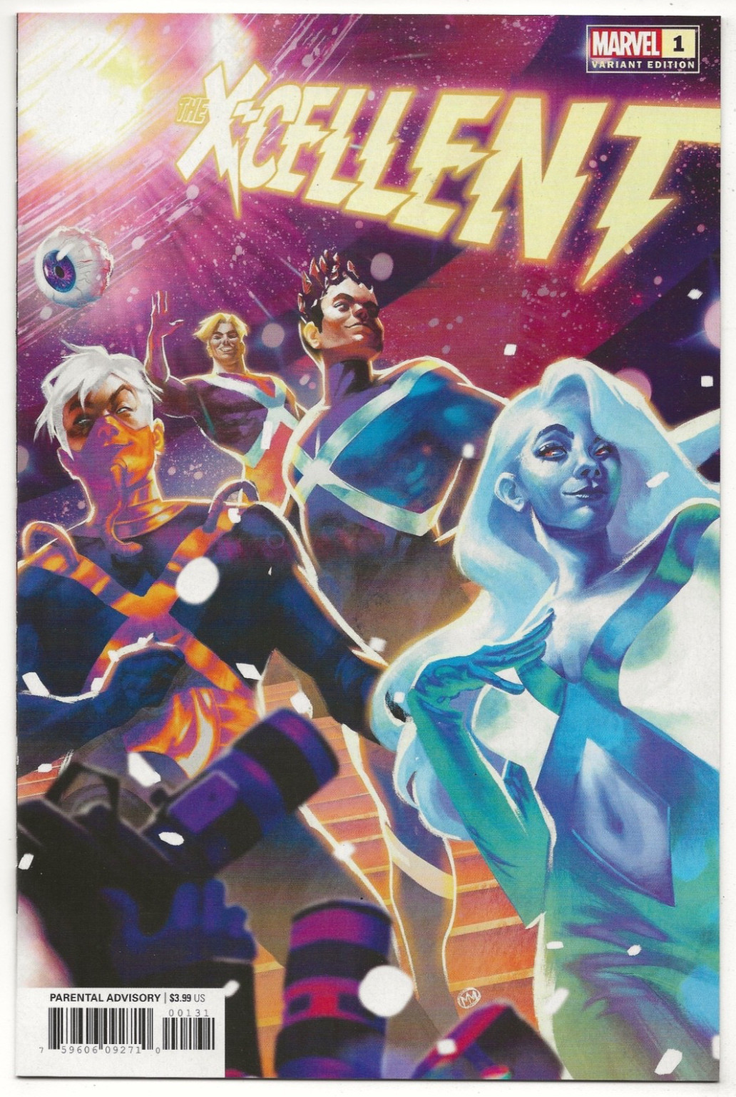 Marvel Comics X-CELLENT #1 first printing Manhanini variant cover