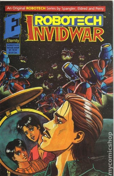 Robotech Invid War #3 FN 1992 Immagine Stock