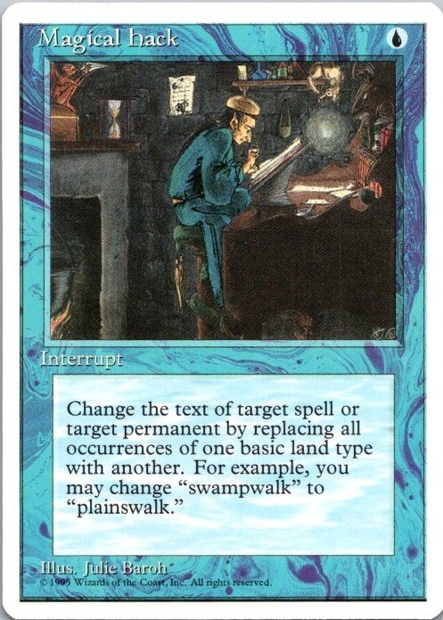 MTG Magic The Gathering Magical Hack 4th Edition See Scan B