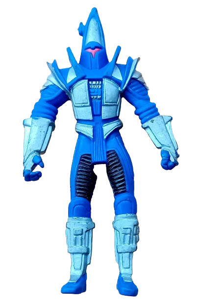 Saban's VR Trooper GENERAL IVAR Commander Grimlords - figurina gomma vintage 1995