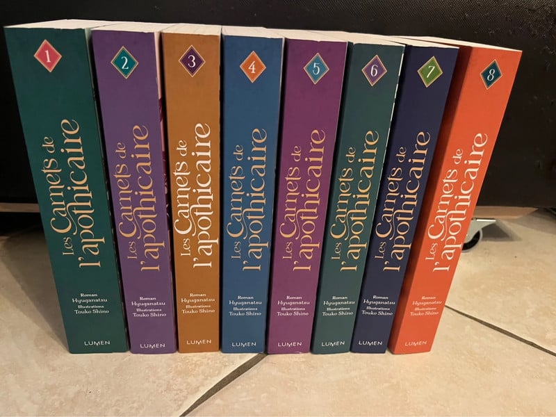 Intégral des 8 light novel les carnets de l’apothicaire