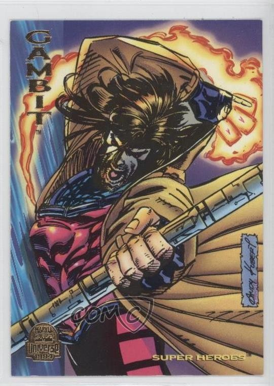 1994 Fleer Marvel Universe Serie V Super Heroes Gambit #100 0p3