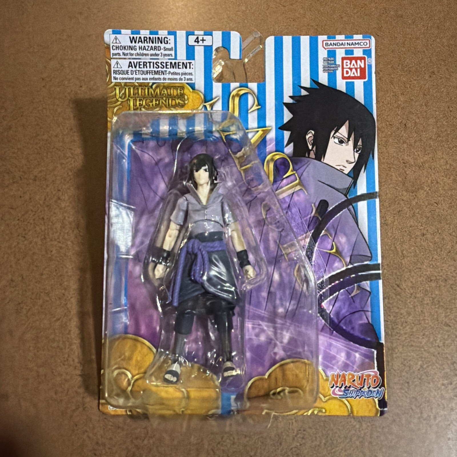 Naruto Shippuden - Modellino Sasuke Uchiha (5") - Bandai - Ultimate Legends