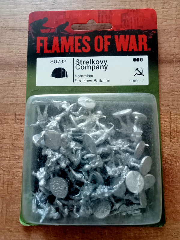Blister strelkovy company flames of war neuf