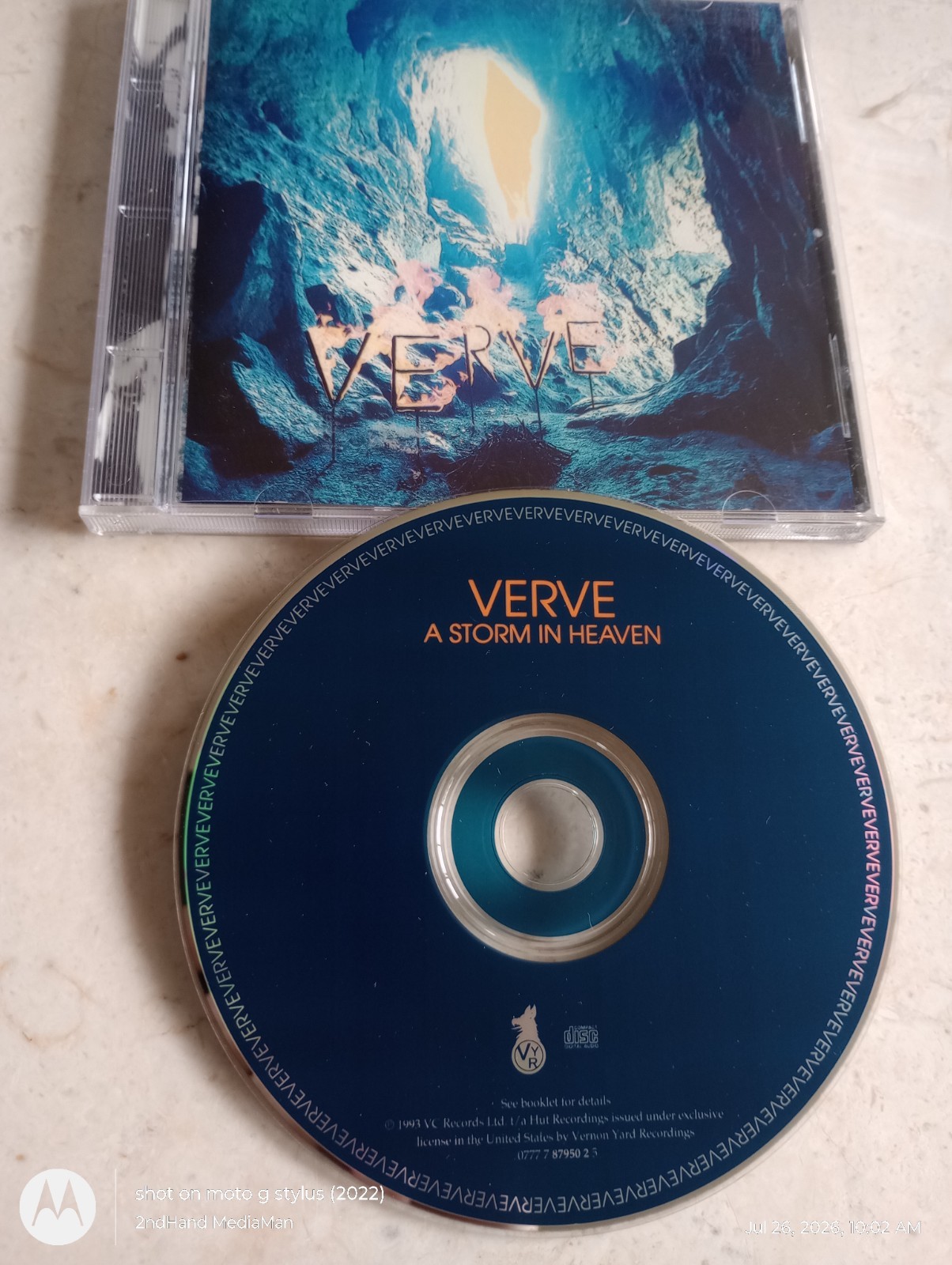 VERVE A STORM IN HEAVEN CD