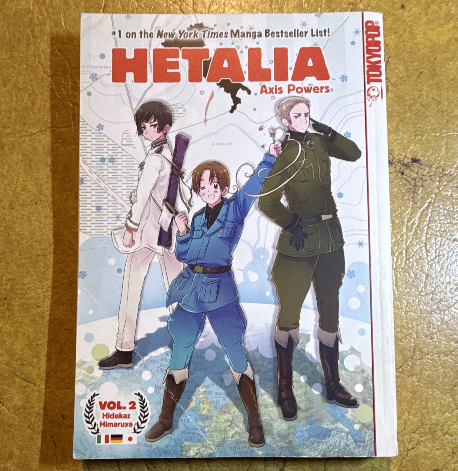 Hetalia Axis Powers Vol. 2 manga copertina morbida inglese Tokyopop di Hidekaz Himaruya